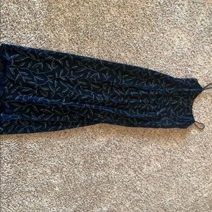 Blue sparkle dress size 5